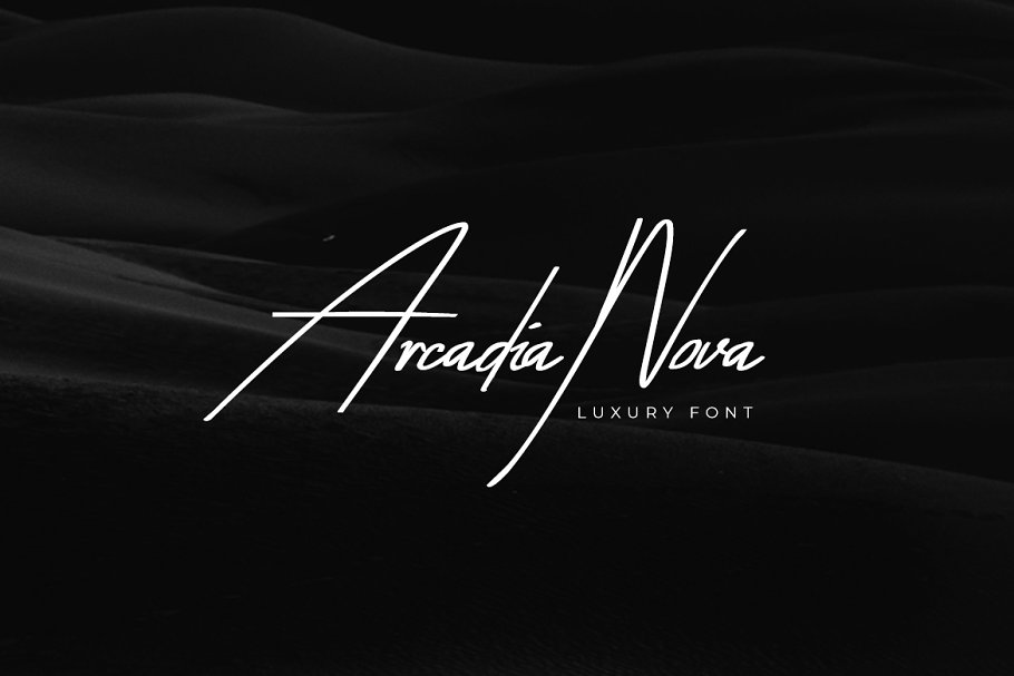 Schriftart Arcadia Nova